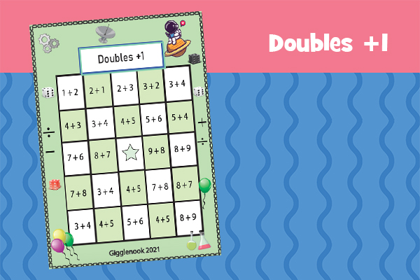 Bingo Board - Doubles +1