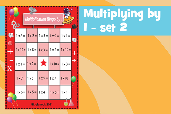 Multiplying by 1 - set 2