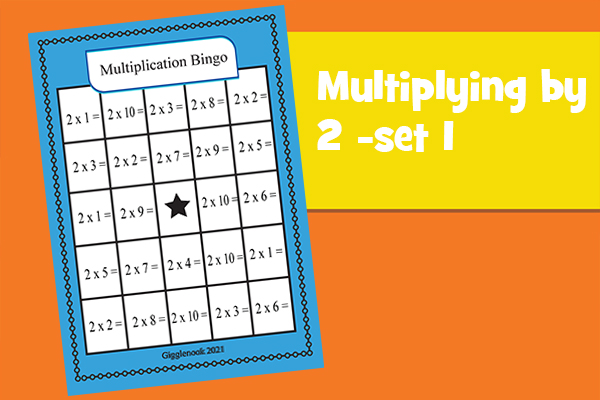 Multiplying by 2 - set 1