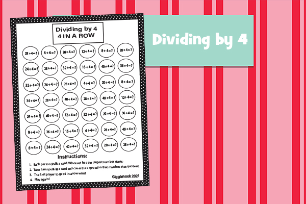 Dividing by 4