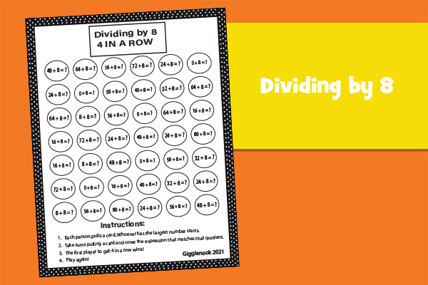 Dividing by 8