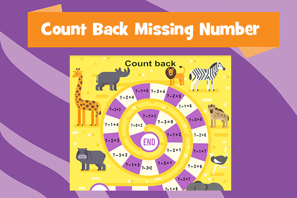 Count Back Facts Missing Number