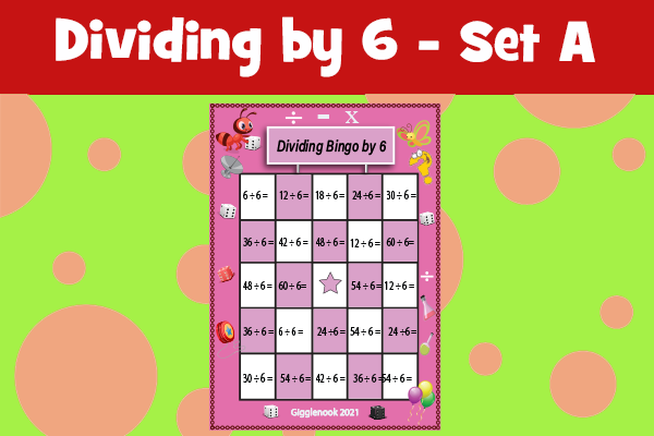 Dividing by 6 - Set A