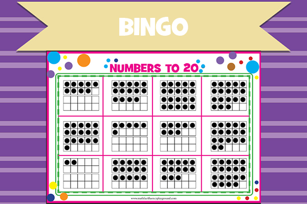 Numbers to 20 (dots) 2x4