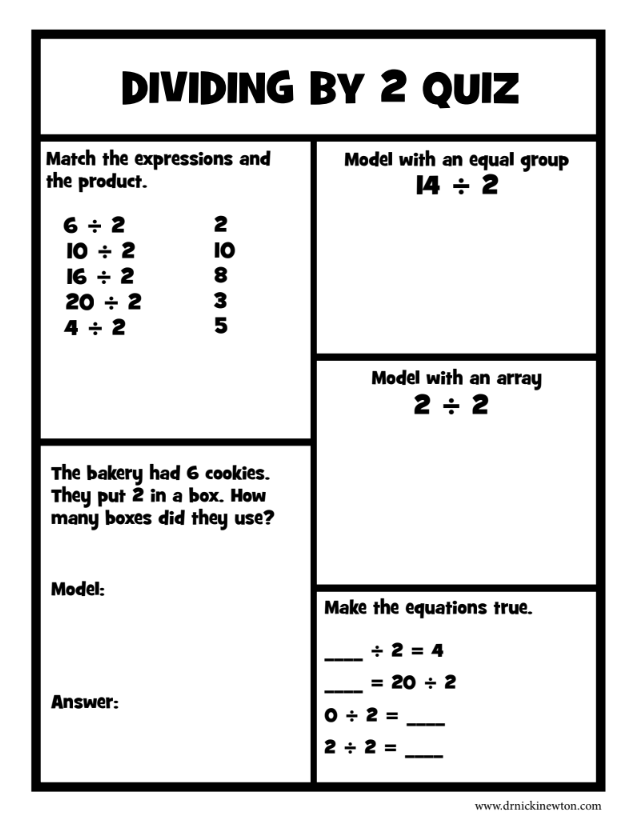 Division Quick Quizzes