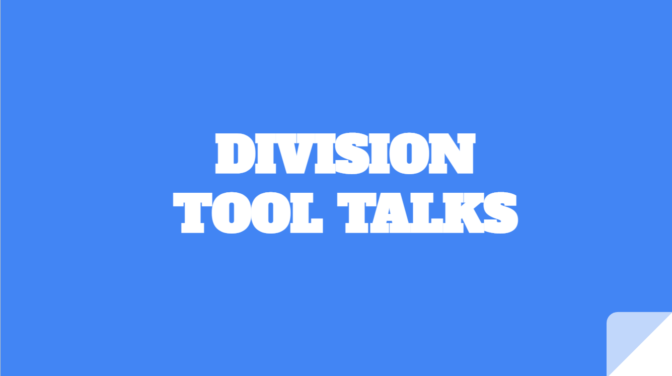 Tool Talks