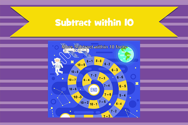 Subtract within 10
