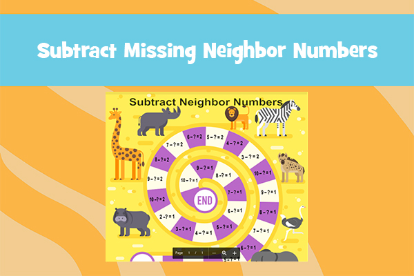 Subtract Missing Neighbor Numbers