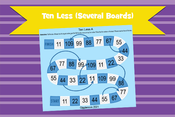 Ten Less (Several Boards)