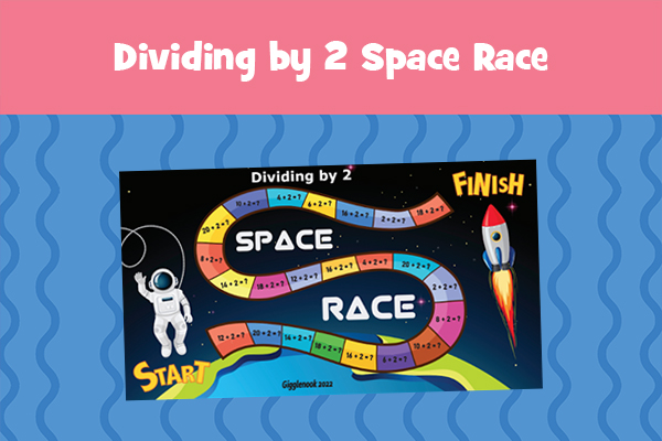 Dividing by 2 Space Race