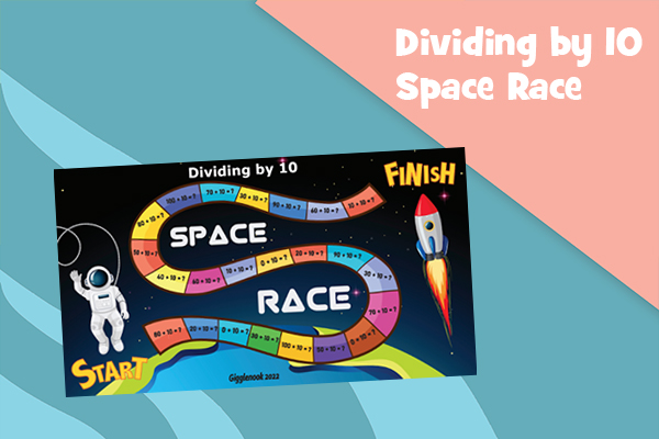 Dividing by 10 Space Race