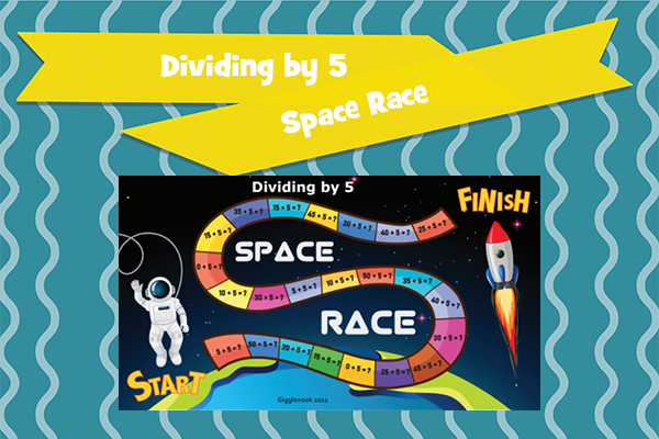 Dividing by 5 Space Race