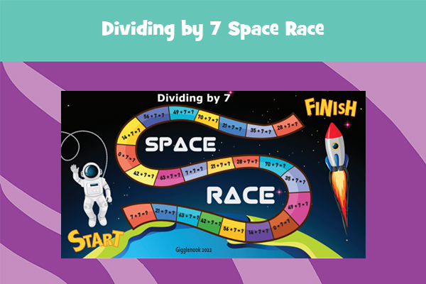 Dividing by 7 Space Race