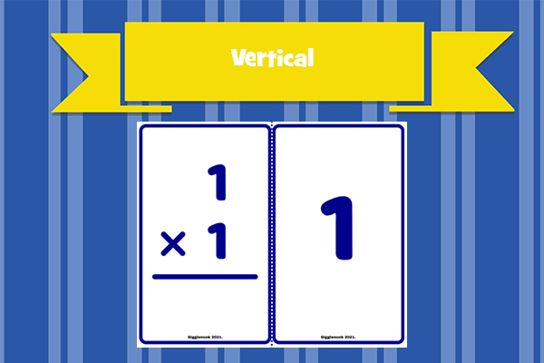 Vertical Flashcards