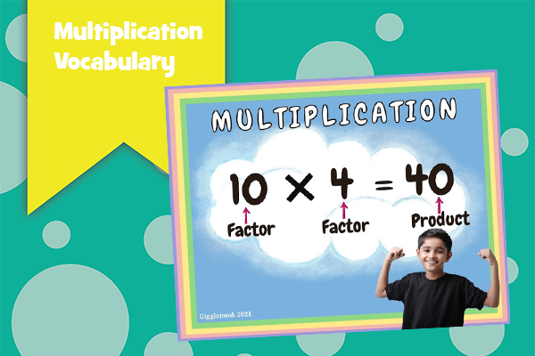 Multiplication Vocabulary