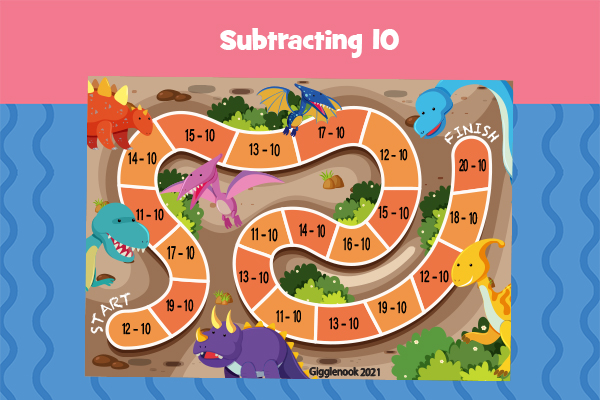 Subtracting 10