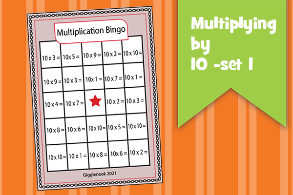Multiplying by 10-set 1