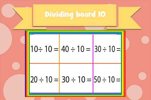 Dividing by 10