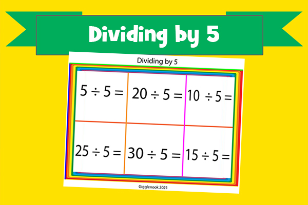 Dividing by 5-set B