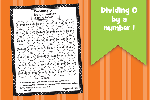Dividing 0 by a number