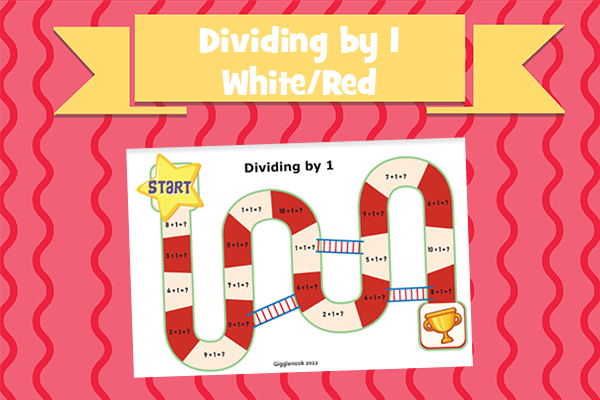 Dividing by 1 White/Red