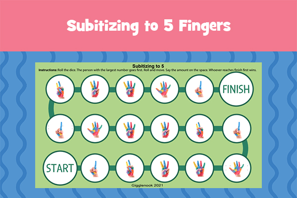 Subitizing to 5 Fingers