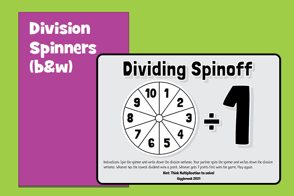 Division Spinners (b&w)