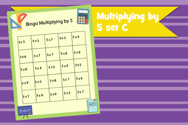 Multiplying by 5 set C
