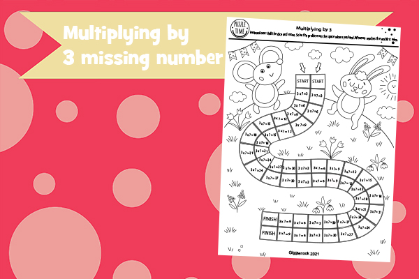 Multiplying by 3 Missing Number