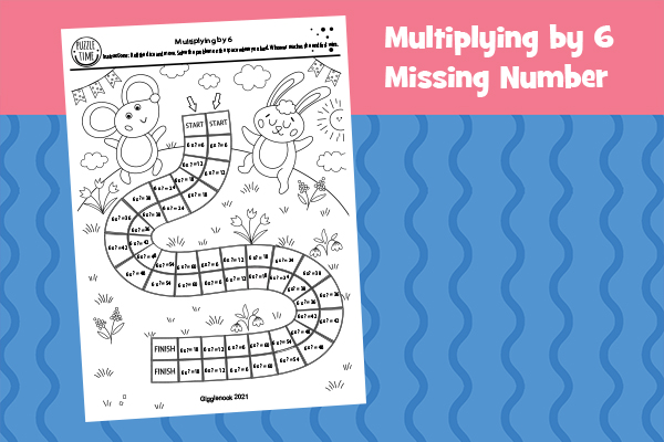 Multiplying by 6 Missing Number