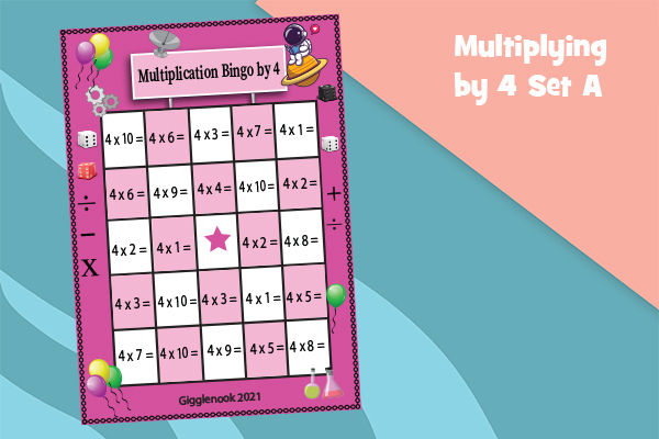 Multiplying by 4 set A