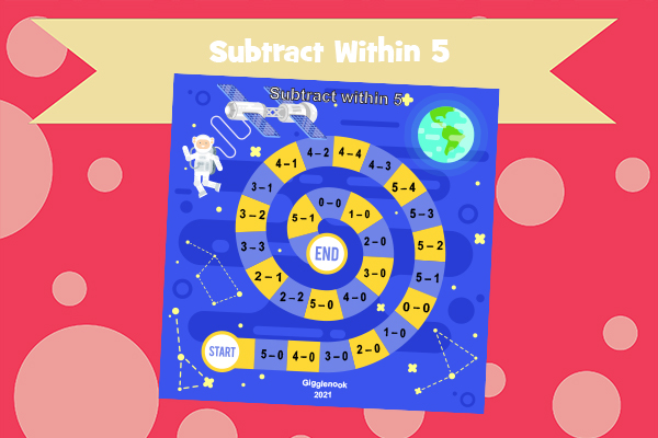Subtract within 5