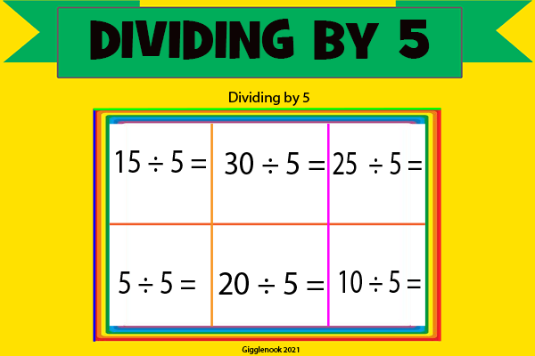 Dividing by 5-set B